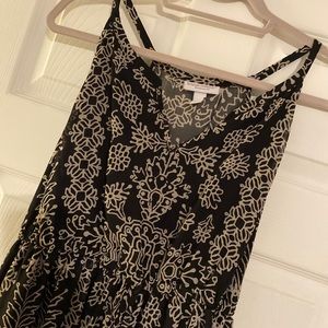 Black Floral Maxi Dress- Maternity